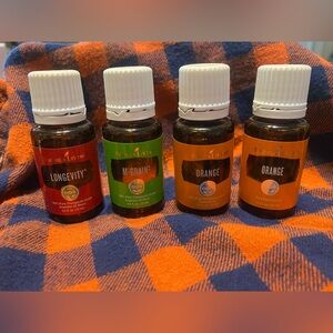 Young living longevity, m-grain, orange essential oils